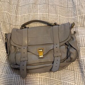 PROENZA SCHOULER GRAY PS1 MEDIUM BAG